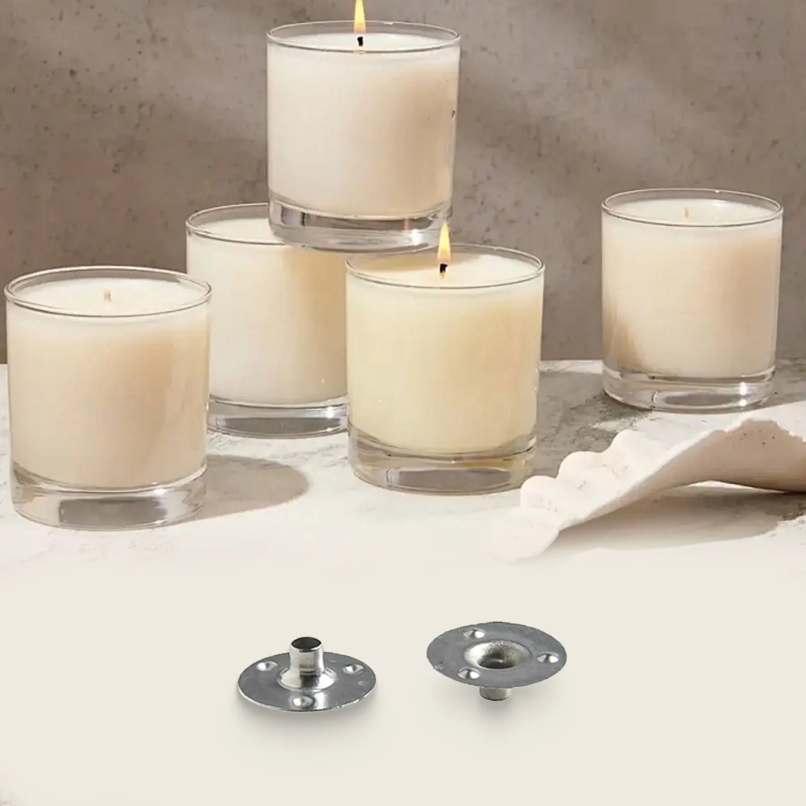 Candle Making Projects Candle Wicks Tabs Metal Wicks Holder Candle Making Easy Setup Securely Hold Wicks Candle Production Aid