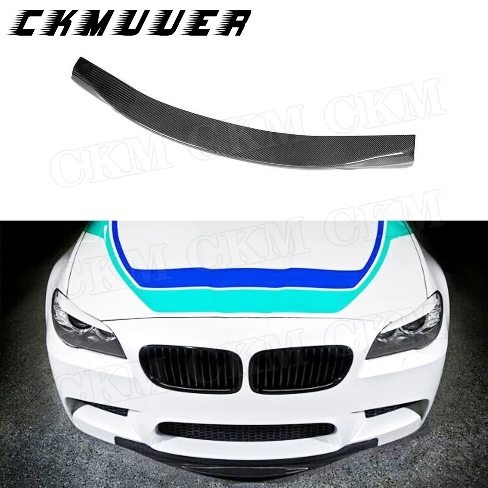 

CKMUUER Для BMW 5 серии F10 M5 Оригинальный бампер 2012-2016, карбоновый передний сплиттер-спойлер, накладка на бампер, стайлинг автомобиля