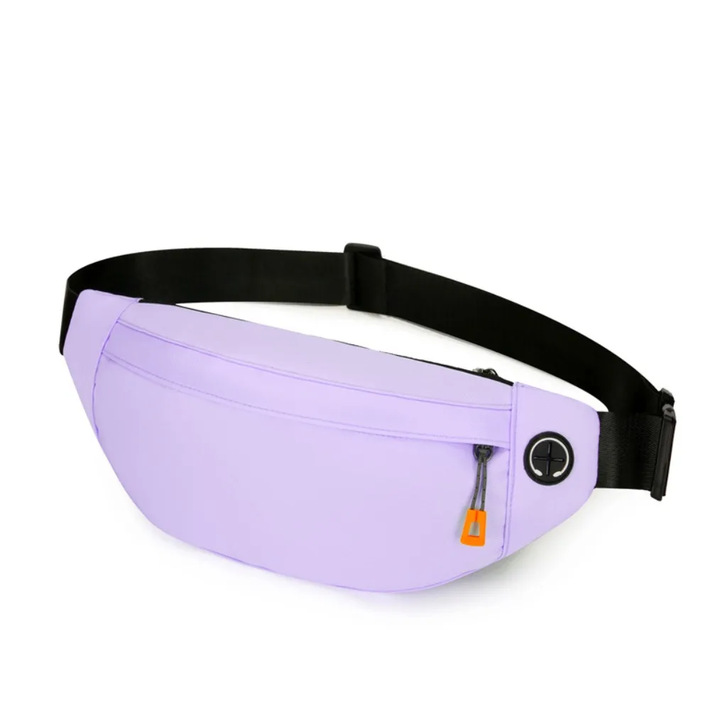 

Fashion Casual Waist Bag Solid Color Multifunctional Crossbody Bag Adjustable Strap Chest Bag Outdoor Sport
