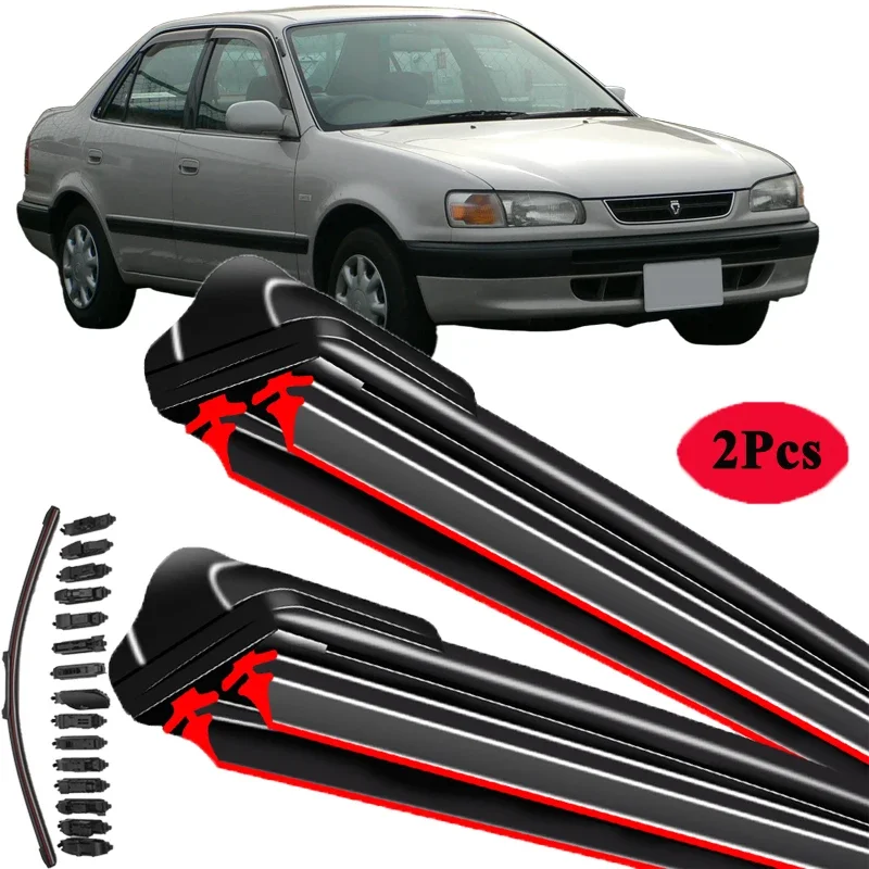 

For TOYOTA COROLLA E11 1995 1997 1998 1999 2000 2001 2002 Windscreen Windshield Brushes Accessories Front Washer Car Wiper Blade