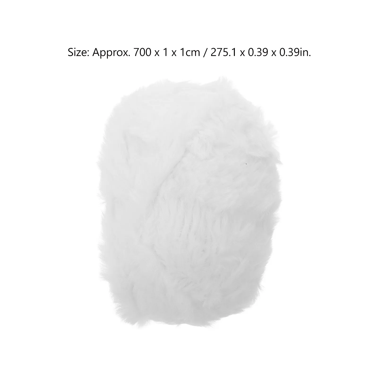 2Pcs Imitation Wool Soft Eyelash Yarn for Crochet Knitting Scarves Hats Blankets Comfortable Anti-Pilling Imitation Wool