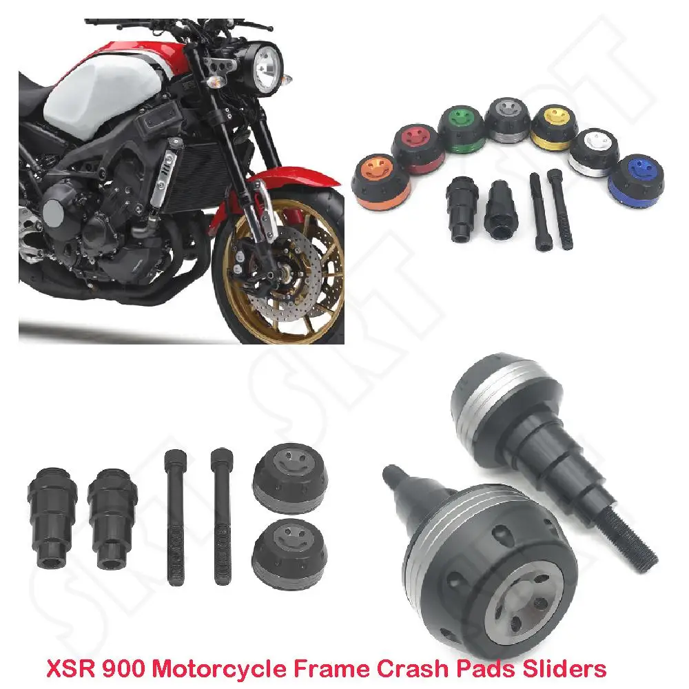 

Fits for Yamaha XSR 900 XSR900 ABS 2016 2017 2018 2019 2020 2021 Motorcycle Frame Sliders Crash Pads Falling Protector Kits