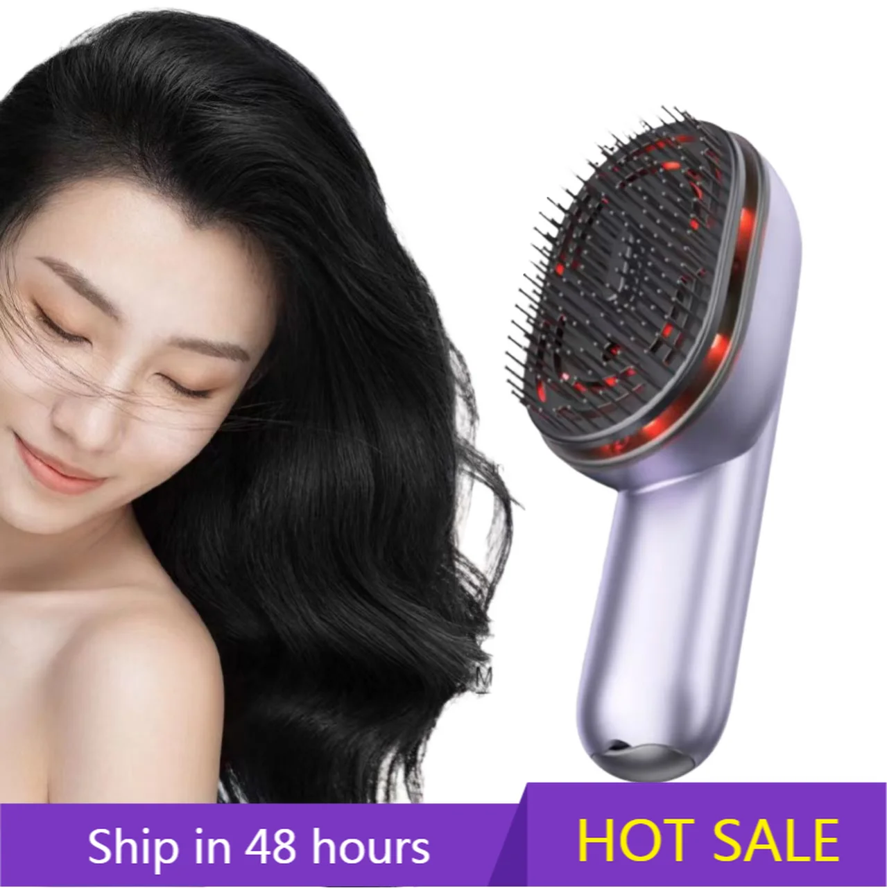 

YTYIN New Nylon Comb With Atomizing Vibration Massage Stimulates Hair Growth Reverses Thinning Regrows Denser Fuller Hair