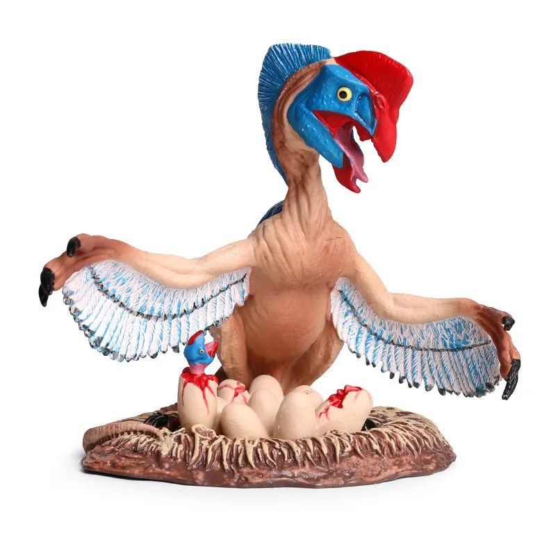نموذج ديناصور محاكاة الجوراسي للأطفال ، زخرفة بلاستيكية ، زخرفة صلبة ، oviraptorhexurus ، ألعاب الآثار #1