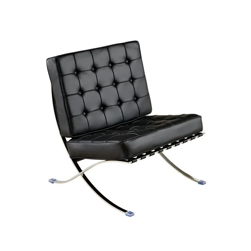 

Single sofa chair Barcelona chair Designer sofa chair Minimalist light luxury Living room Balcony Lazy