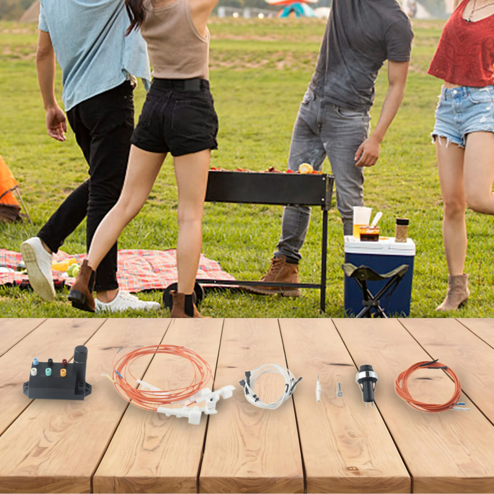 

Модуль зажигания для газового гриля Weber для серий Genesis II 400, E435, S435, E430, включая материалы и необходимую проводку