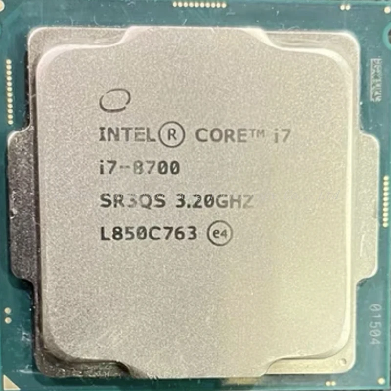 

Intel Core i7-8700 i7 8700 3.2 GHz Used Six-Core Twelve-Thread CPU Processor 12M 65W LGA 1151