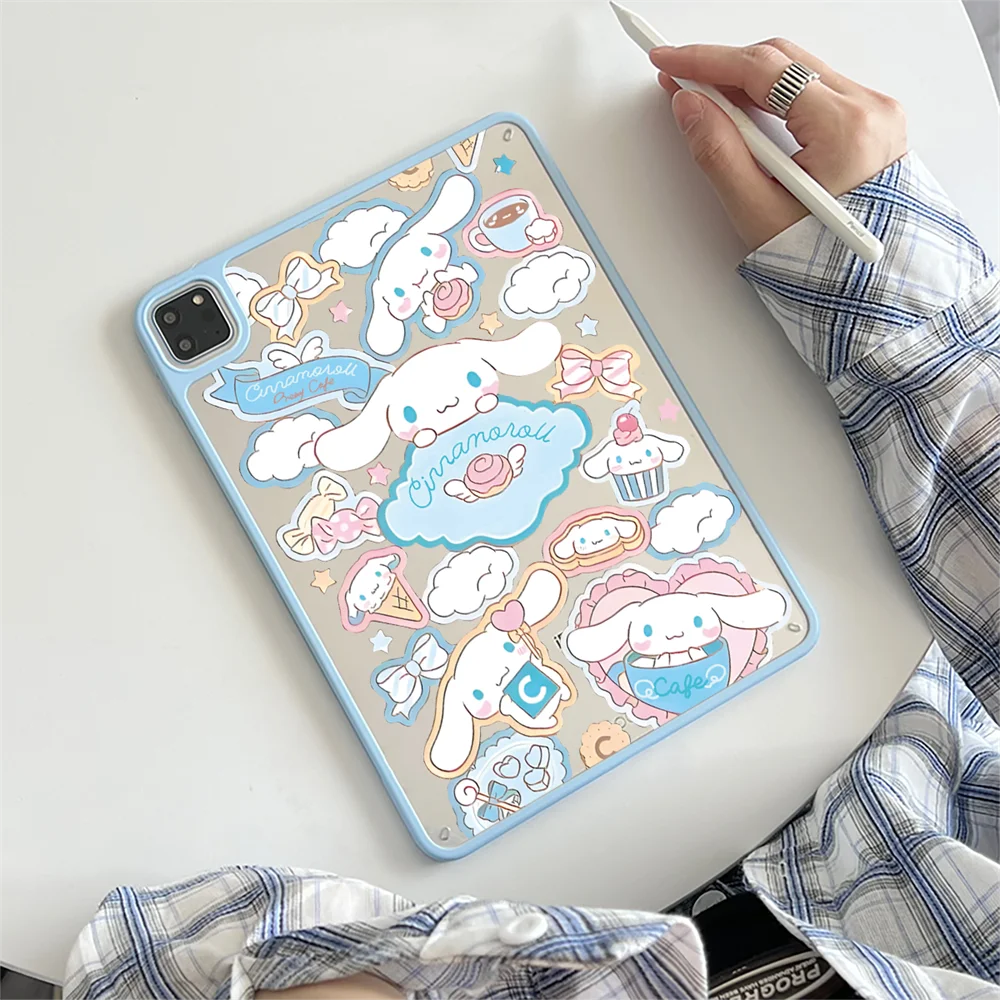

Cinnamoroll Case For iPad Air 11inch 2025 Pro 11 2024 A16 11th 10th 9.7 10.2 9th 6th 5th Air 3 4 5 10.9 10.5 Mini6 7 Cover