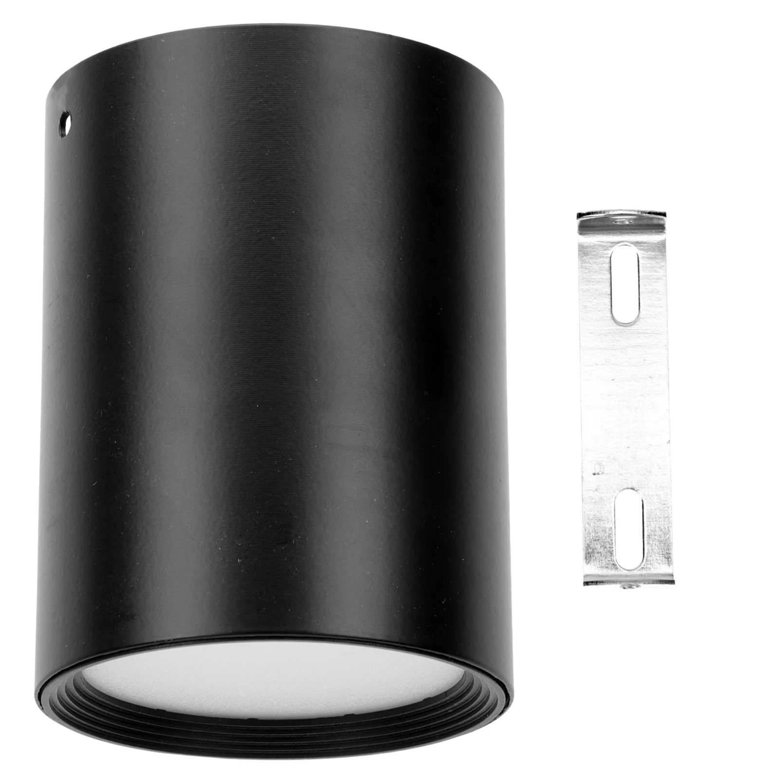 1Pcs LED Ceiling Downlight Surface Mounted Non-Punch Cob Spotlight Black Efficient Heat Dissipation Commercial Lamp