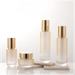 Perfume Atomizer Spray Bottle Glass Shampoo 40ml-120ml Cosmetic Packaging Face Cream Container Lotion Pump Bottle Empty Jars