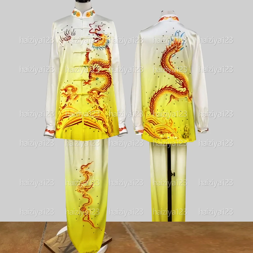 

Вышитый дракон Феникс Тай чи униформа Одежда для кунг-фу Костюм ушу Тайцзи одежда для мужчин женщин взрослых детей мальчиков девочек унисекс