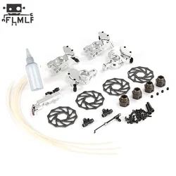 Rc Car New Four Wheel Hydraulic Disc Brake Set 1 for CNC Metal Suspension Bearing Base Fit 1/5 ROVAN ROFUN F5 RF5 MCD XS5 Parts