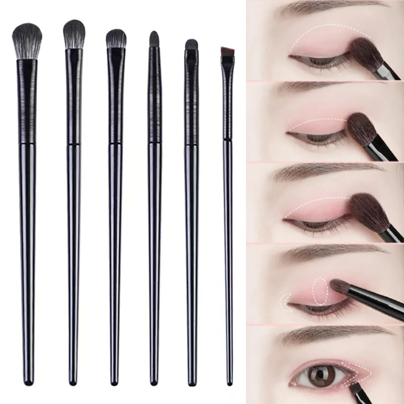 Ultra Detail Eye Makeup Brush Precision Eye Shadow Eyeliner Concealer Makeup Brushes Professional Tapered Smudge Cosmetic Tools