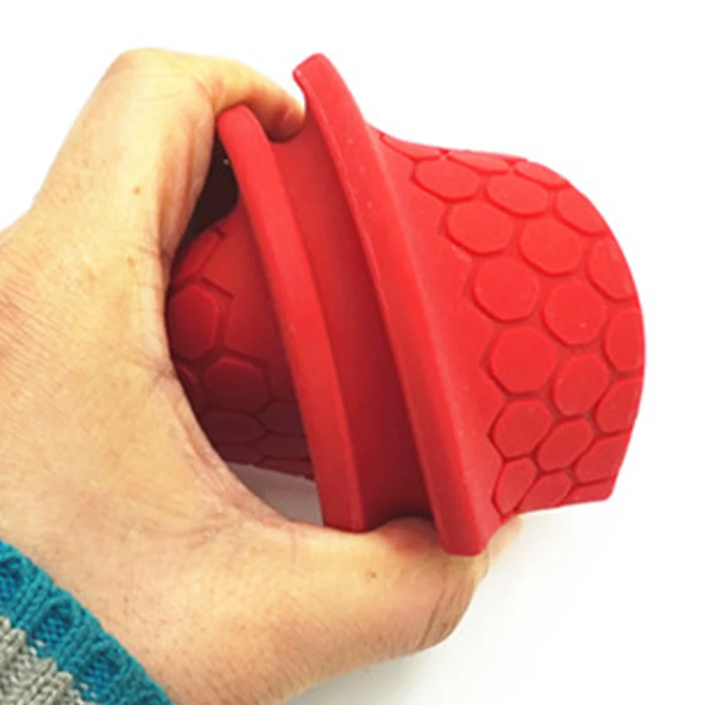 

1Pair Silicone Handle Cover Cooking Pot Grip Sleeves Heat Resistant Anti Scalding Kitchen Pan Protector for Wok Saucepan Frying