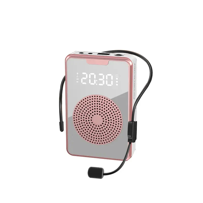 Portable Wireless Bluetooth Voice Amplifier Microphone Teaching Megaphone Little Bee Loudspeaker for Teacher Outdoor Tour Guide