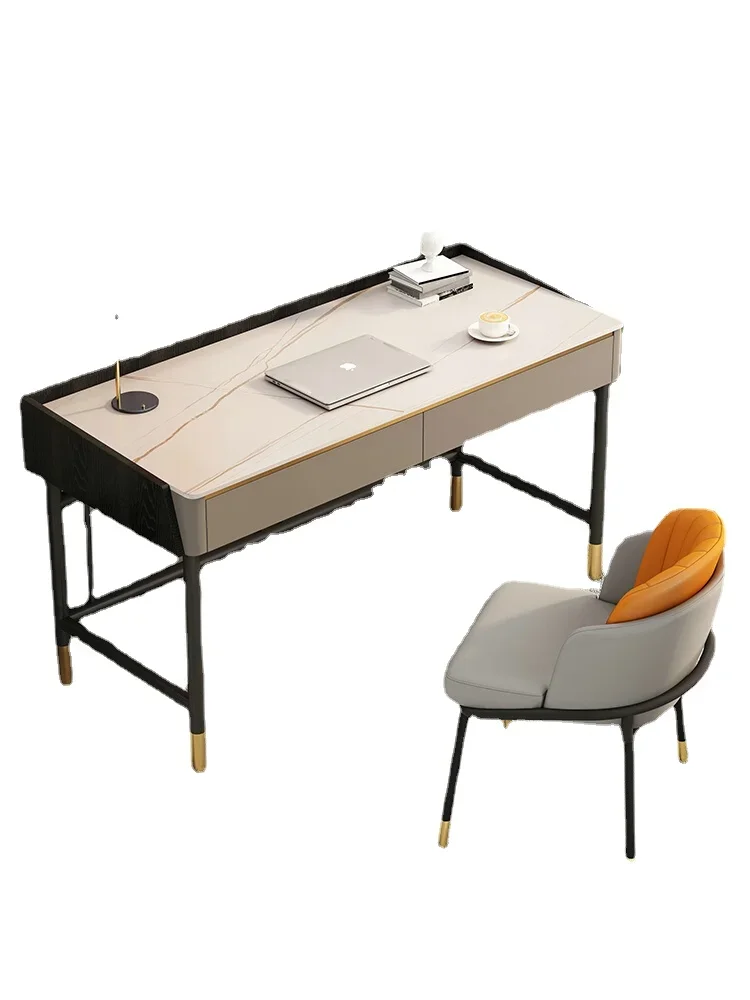 

Xl Stone Plate Desk Modern Computer Desktop Desk Student Household Girl Bedroom Desk