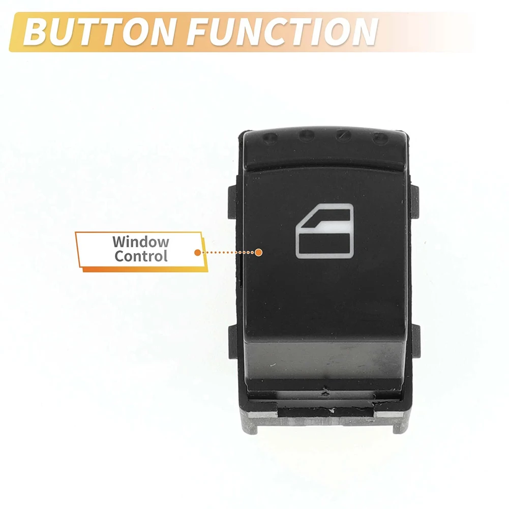 Black Car Window Lifter Switch Brand New Condition High Reliability Characteristics OEM Part Number 6Y0959855 Car Maintenance