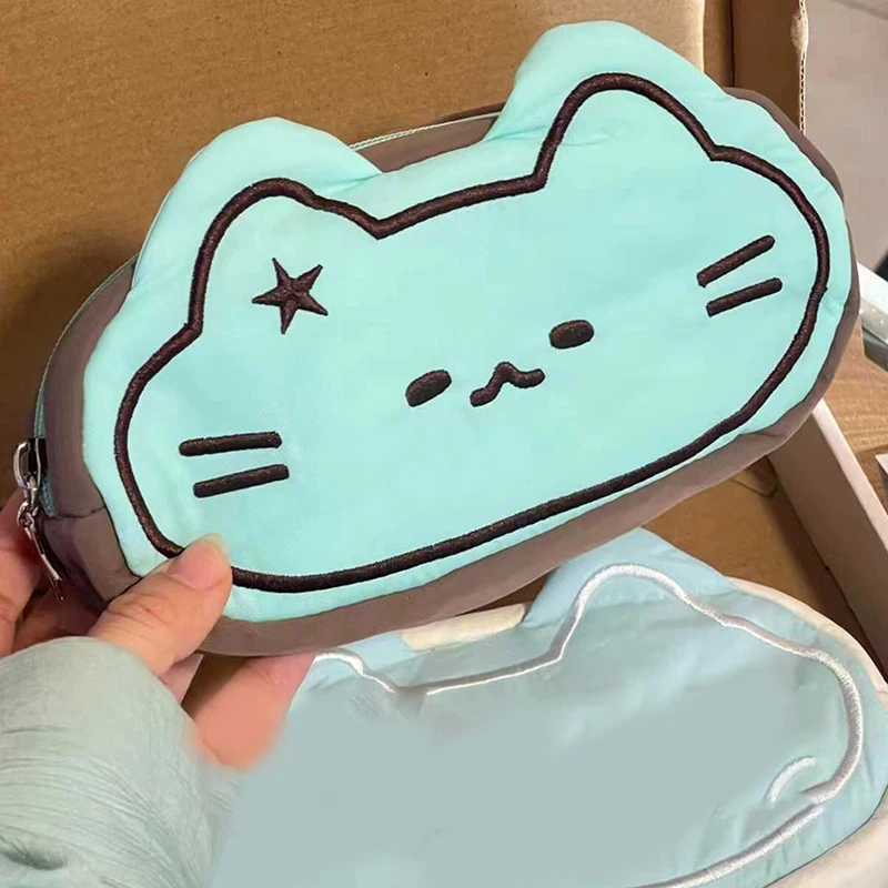 اليابانية لطيف الكرتون نخب القط Kawaii أفخم حقيبة أقلام رصاص العودة إلى المدرسة دراسة القرطاسية اللوازم المدرسية مقلمة حقيبة أنيقة