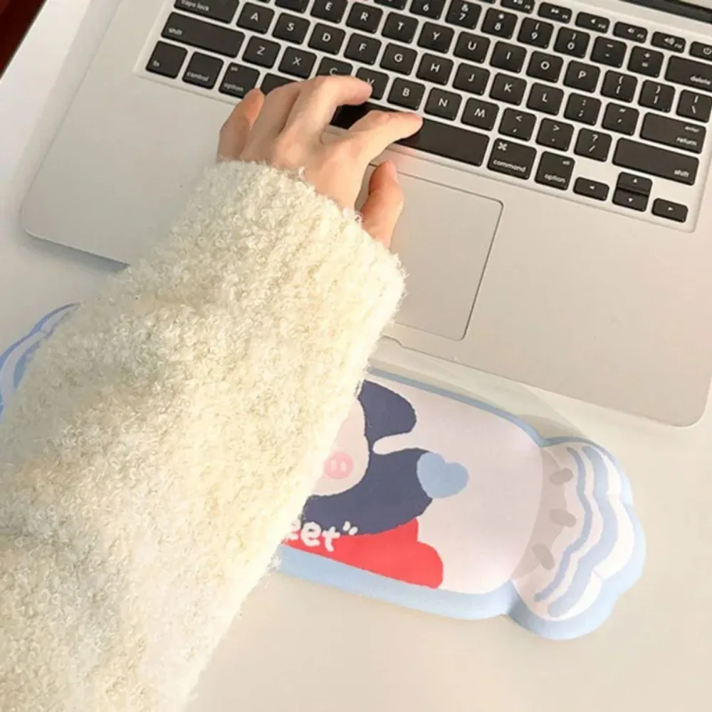 

High Quality Rubber Mouse Pad Non-Slip Ergonomic Mice Mat Cute Rabbit Pattern Kawaii Wrist Rest for Men Women