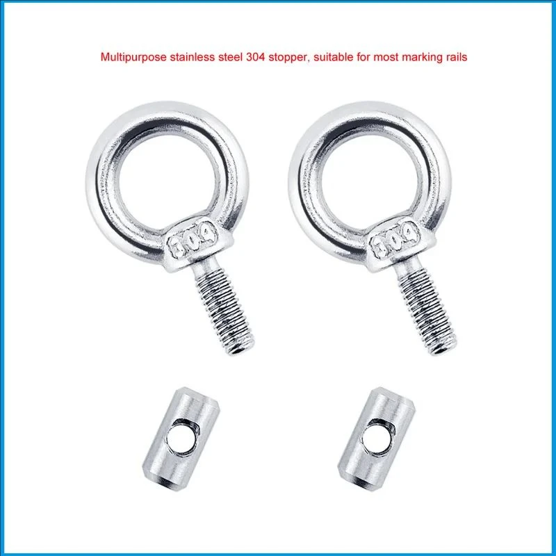 M4 Lifting Eye Nut Fastener Front Tent Stopper Track Mount Tie Down Eyelet Rail Track Screws Boat RV Caravan Camper Awning - view 3