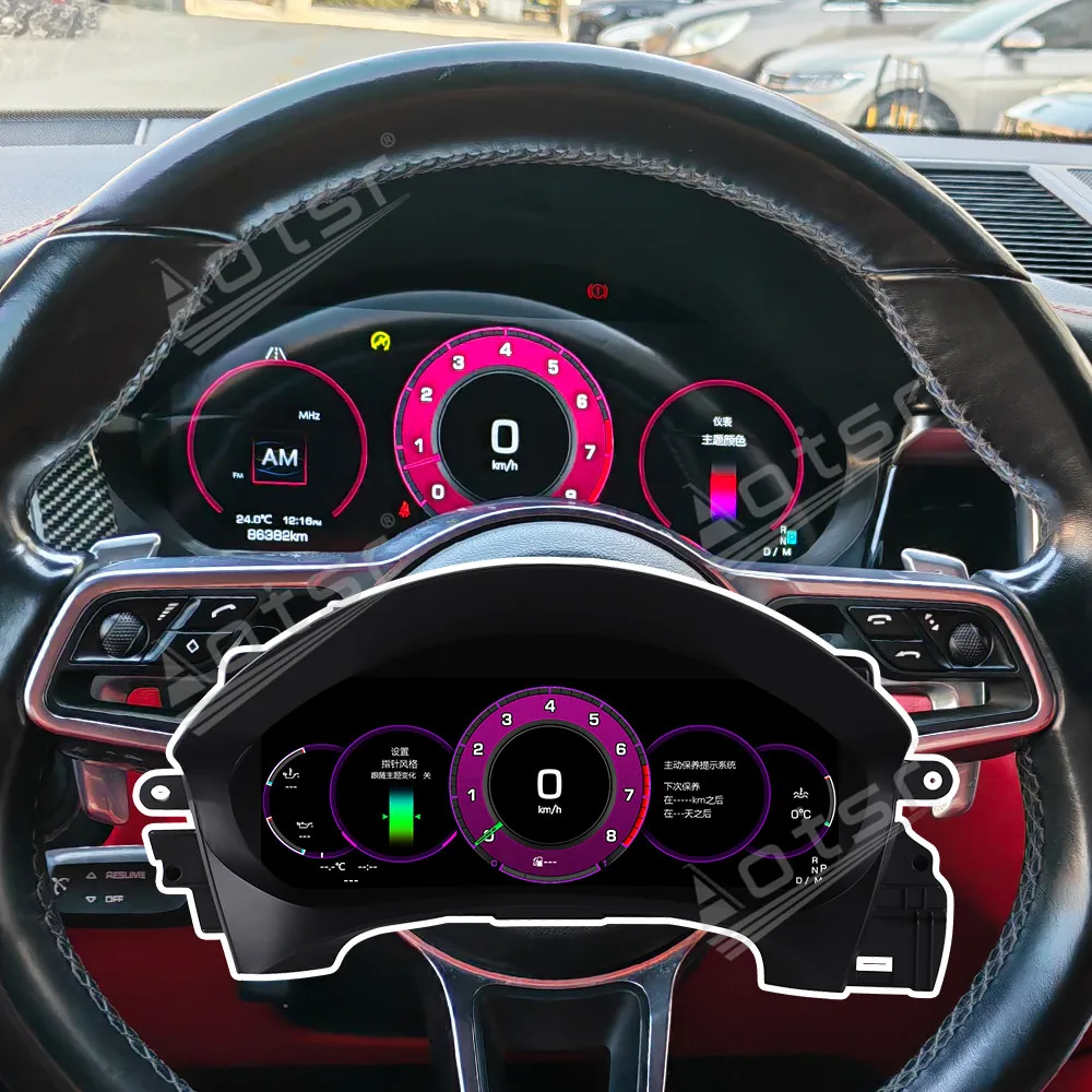 

Car LCD Digital Cluster For Porsche Macan 2014-2025 Dashboard Virtual Cockpit Instrument Auto Speed Meter Screen Car accessories