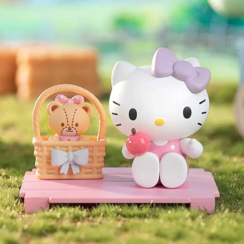 Boîte ennemi de la série Hellokitty Sweetheart, compagnon en coton, jouets surprises, décoration au beurre faite à la main, figurine d'anime, cadeau d'anniversaire pour fille