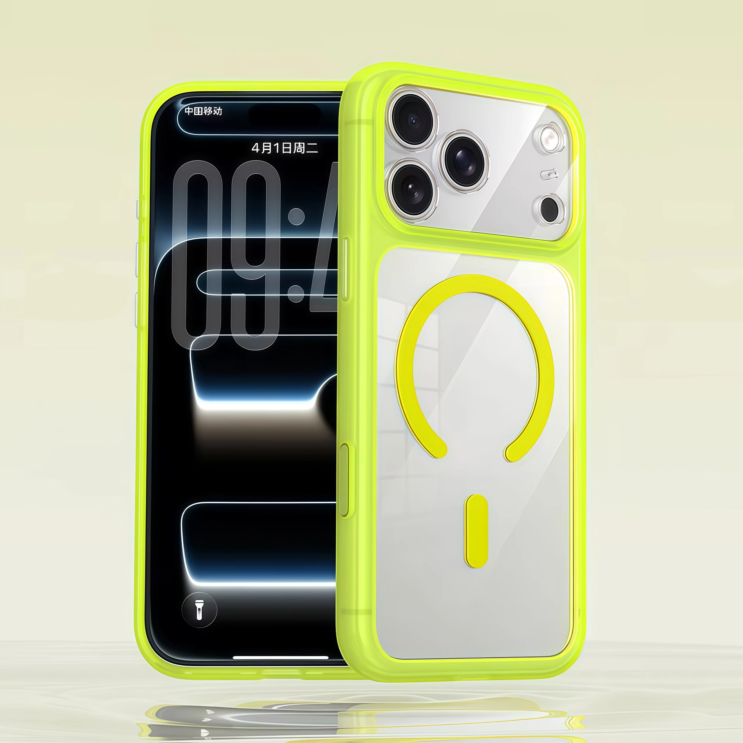 Candy Colored Clear Magnetic Wireless Charging Phone Case For iPhone 17 16 15 14 Pro Max Air With Shock Absorption Magsafe Cover