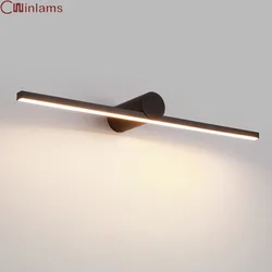 Mirror Headlight Minimalist Design LED Strip Wall Light Home Appliance Nordic Simple Modern Picture Aisle Background Wall Light