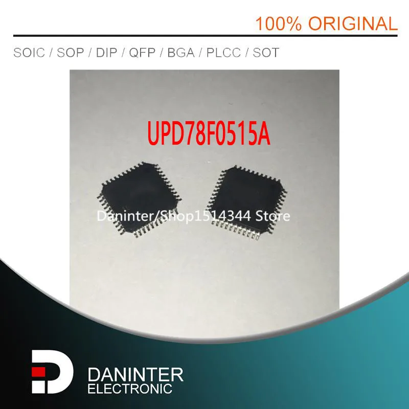 

D78F0515A UPD78F0515A UPD78F0515AGB НОВЫЙ импортный TQFP44 5 шт./лот