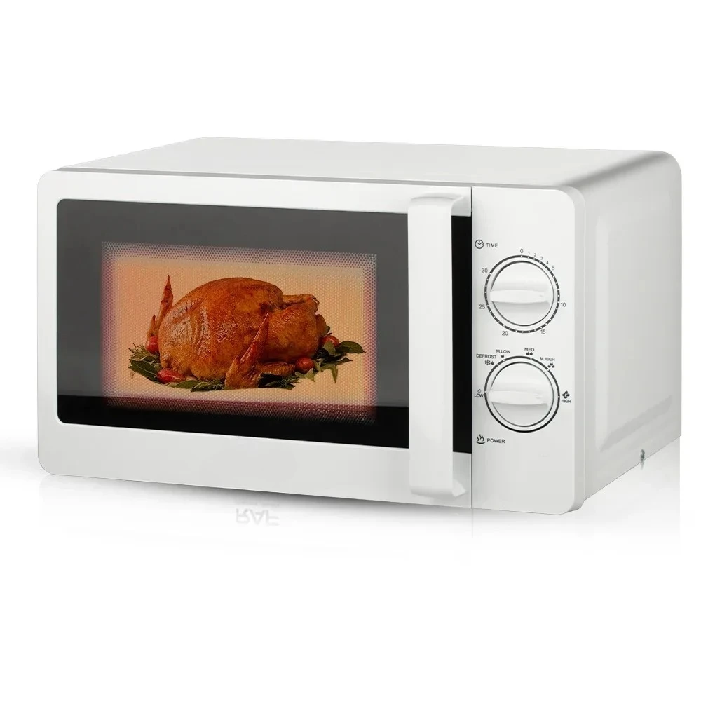 Car Caravan Use Cooking Appliances 110V/220V 20L 700W Portable RV Home Electric Microwave Oven with Knob Switch Control
