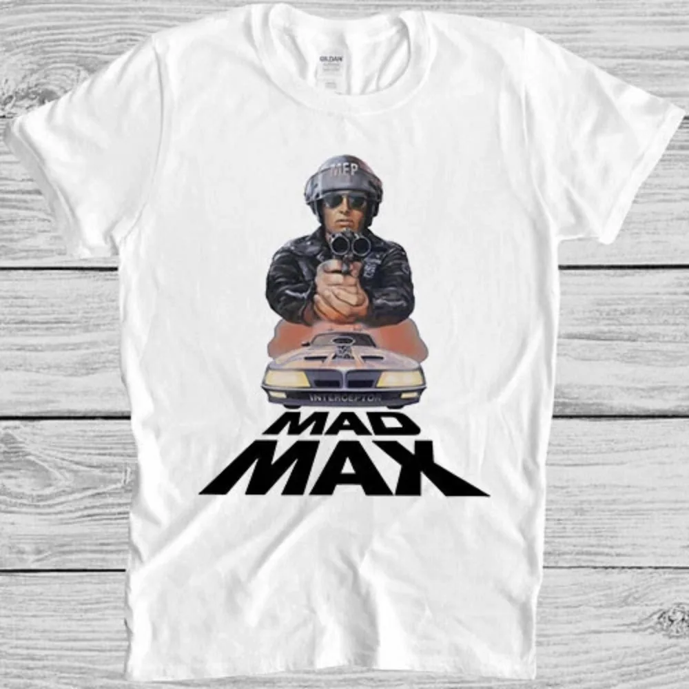 

Mad Max Action Movie 79 Cult Film Movie Gift Funny Tee T Shirt Men's and Women's Same Crew Neck Pure Cotton T-shirt