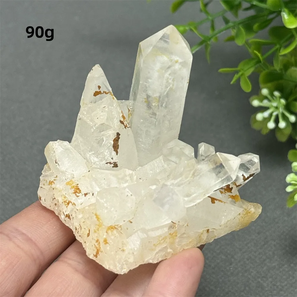 Natural Quartz White Crystal Mineral Specimen Crystal Cluster Reiki Energy Spiritual Healing Meditation Garden Home Decor Gift