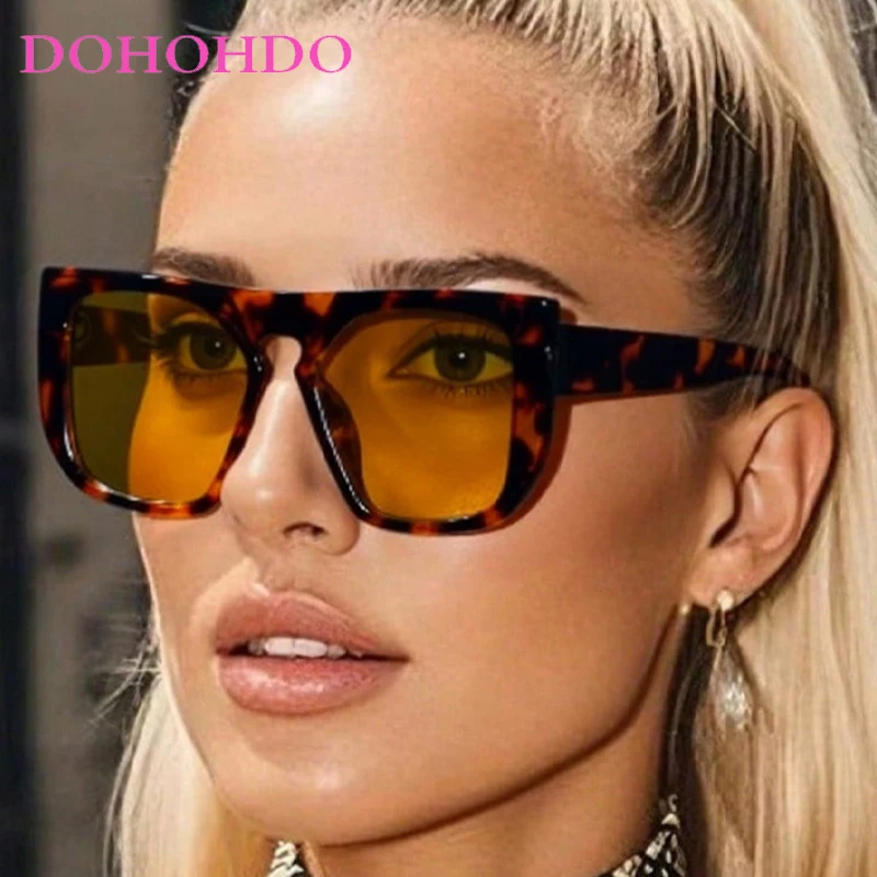 

Luxury Vintage Designer Sunglass Fashion Popular Big Square Frame Sunglasses Women Men Outdoor Driving Shades Female UV400 Очки