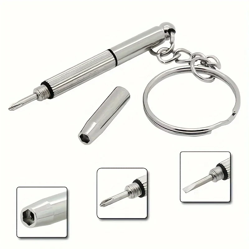 1/3/10pcs Mini Hand Glasses Screwdrivers 3-in-1 Spectacle Repair Kits Multifunction Sunglass Watch Glasses Screwdriver Set with
