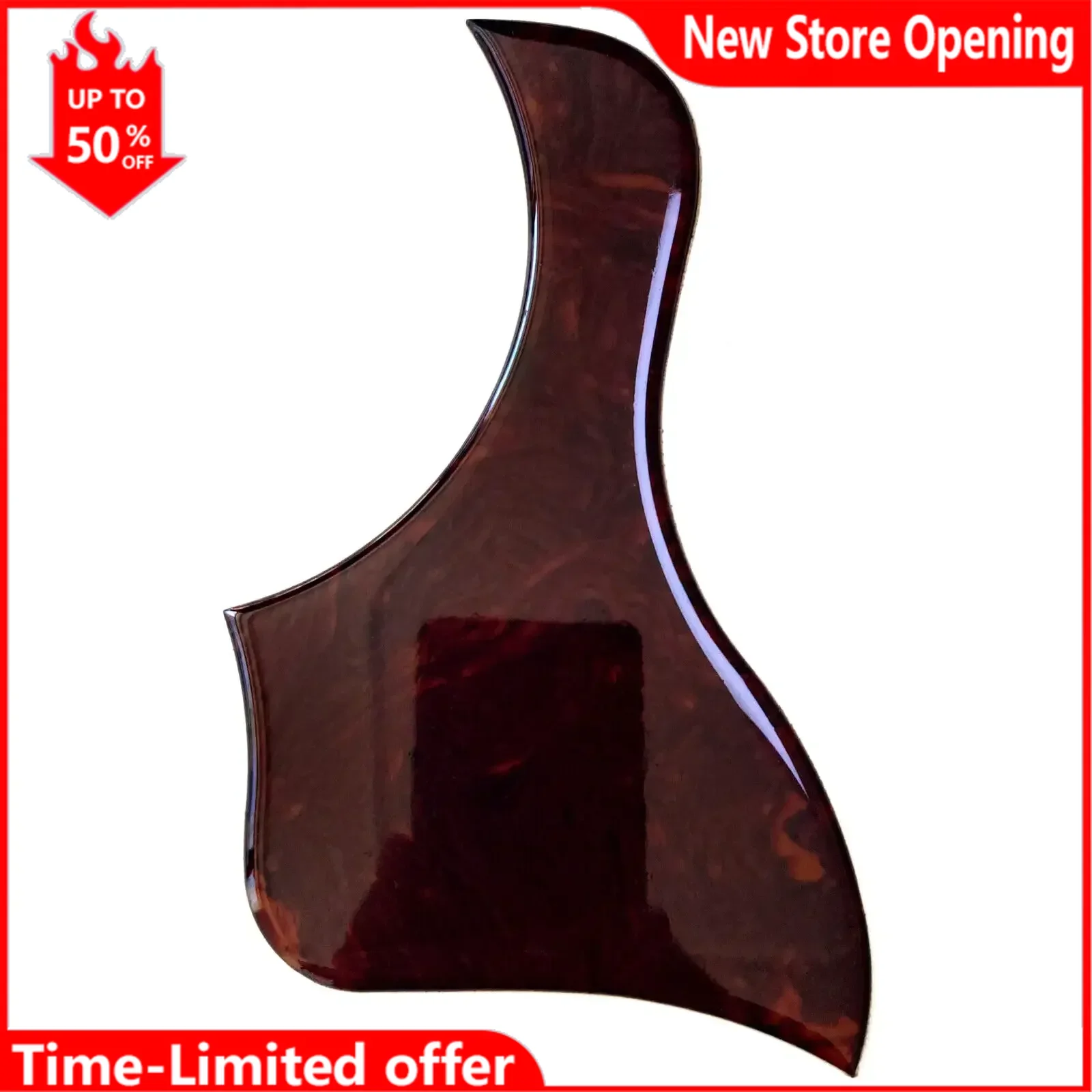 For  Acoustic Guitar Self Adhensive Pickguard Brown Tortoise Acoustic Guitar Scratch Plate