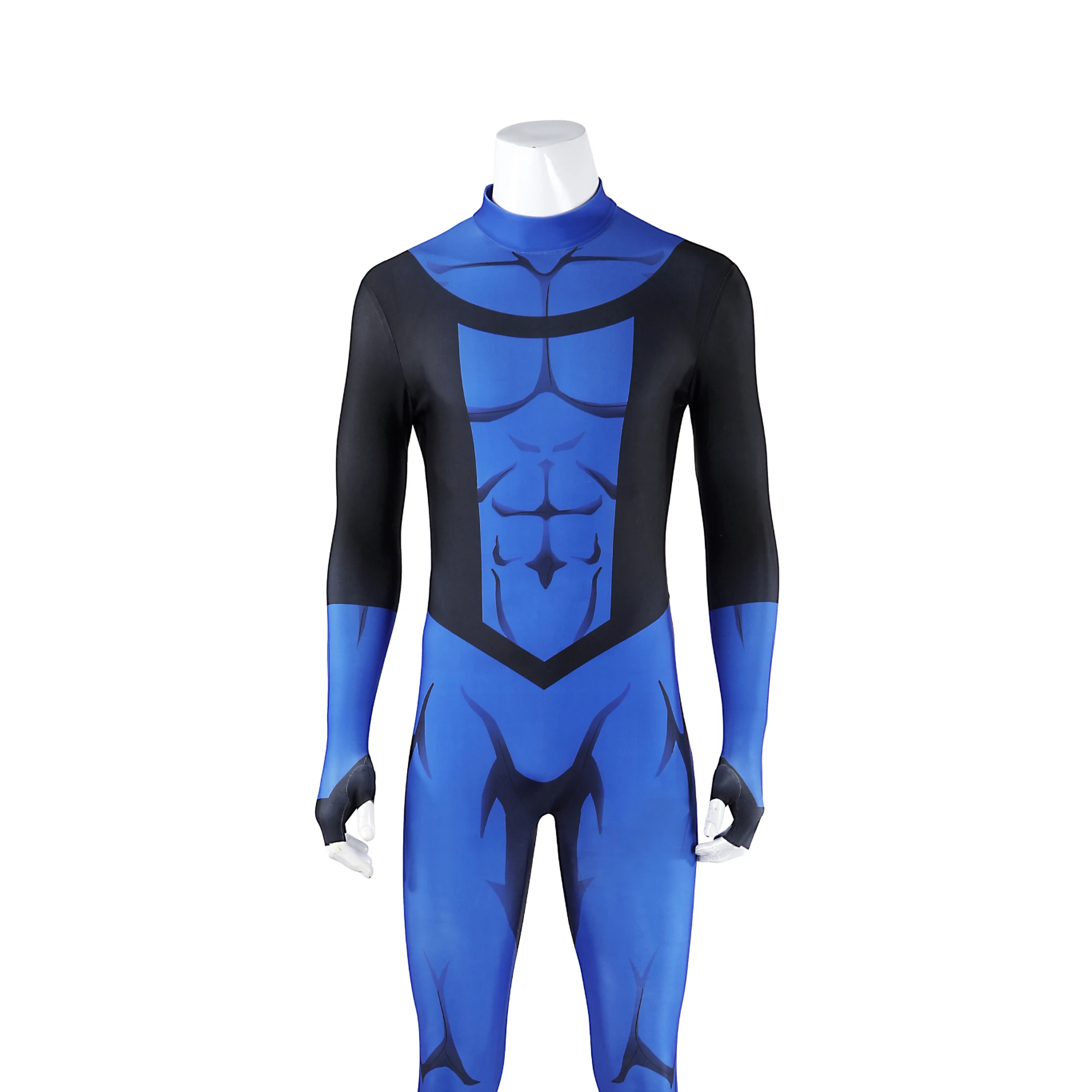 Invincible Cosplay Mark Grayson Costume Men Jumpsuit Disguise Cape Halloween Carnival Party Outfits