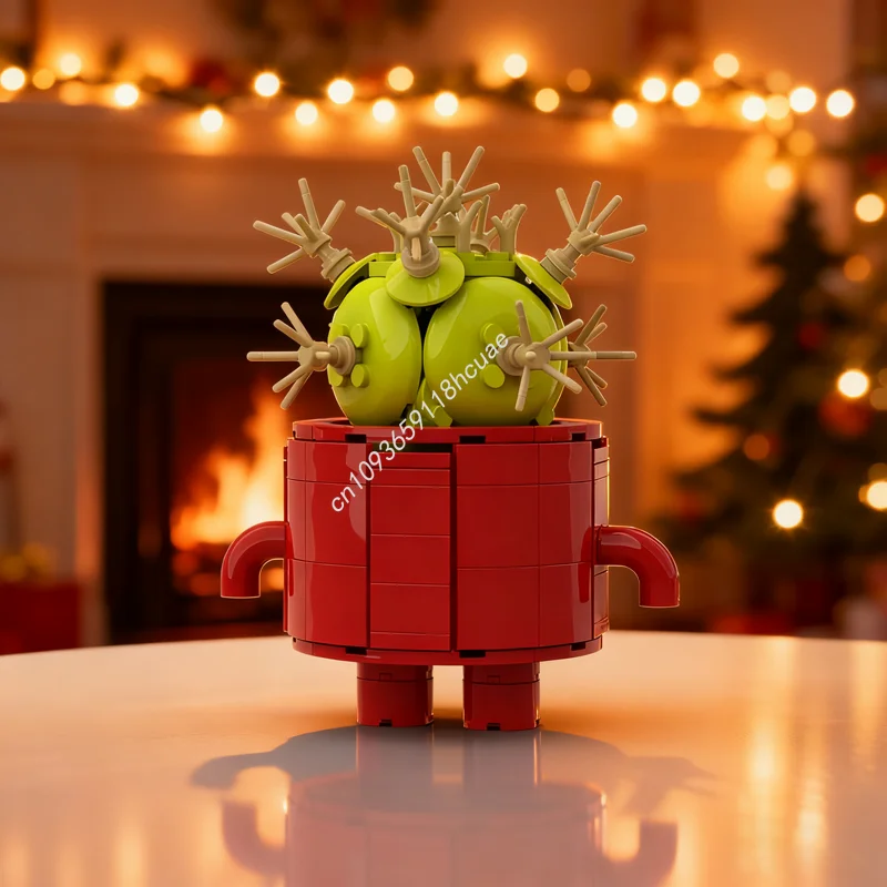 

198pcs MOC Happy Plants Expanded Botanicalsed Model Building Blocks Construction Assemble DIY Christmas Gifts Brick Toys Kids