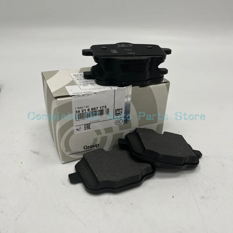 

Комплект задних тормозных колодок OEM 3421677346 34212284389 34216867175 для F10 F11 F12 F13 535i 550i 640i 650i