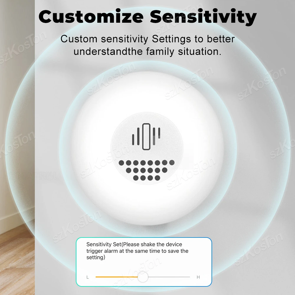 Tuya ZigBee-Sensor De Vibração De Casa Inteligente, Porta, Janela, Quebrar, Detector De Roubador, Smart Life APP, Sistema De Proteção De Segurança