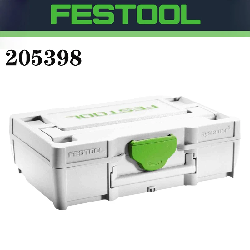 Imagem -03 - Festool 205398 205399 Systainer3 de Bolso Sys3 Xxs 33 Acessórios de Ferramentas Caixa de Contenimento Requintada Caixa de Ferramentas Durável