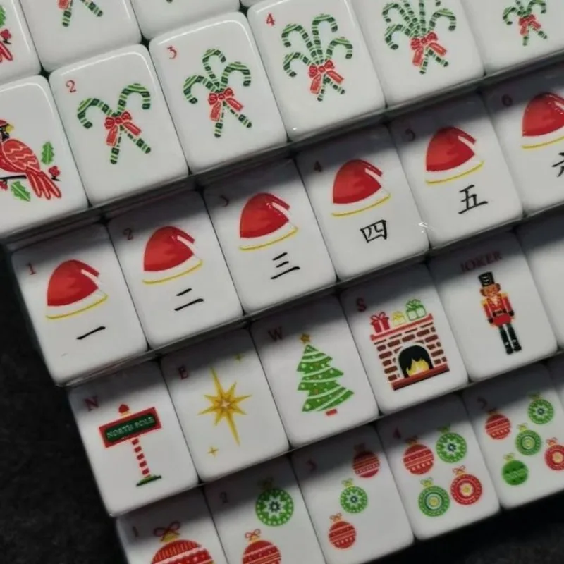 American Mahjong Tiles 32mm 4‑Layer Acrylic High‑Quality Game Set Christmas Gift Wholesale Supply