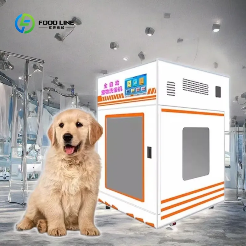 

Customized Coin Operated Pet Wash Station - Automatic Self-Service Dog Grooming Bathtub Commercial Cleaning