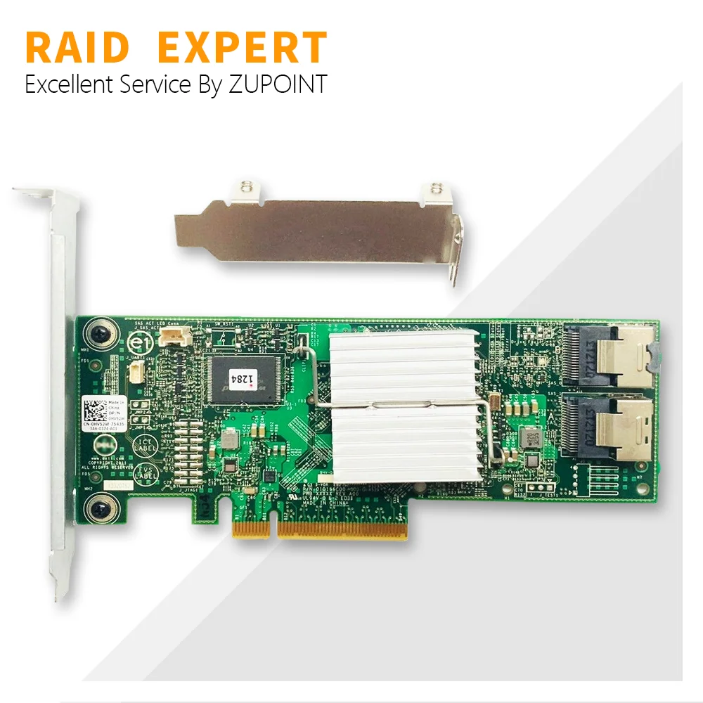 Imagem -02 - Placa Controladora Raid H310 Pci e 6gbps Sas Hba fw P20 Lsi 92118i Modo de ti Zfs Nas Placa Expansora x Sata Sata