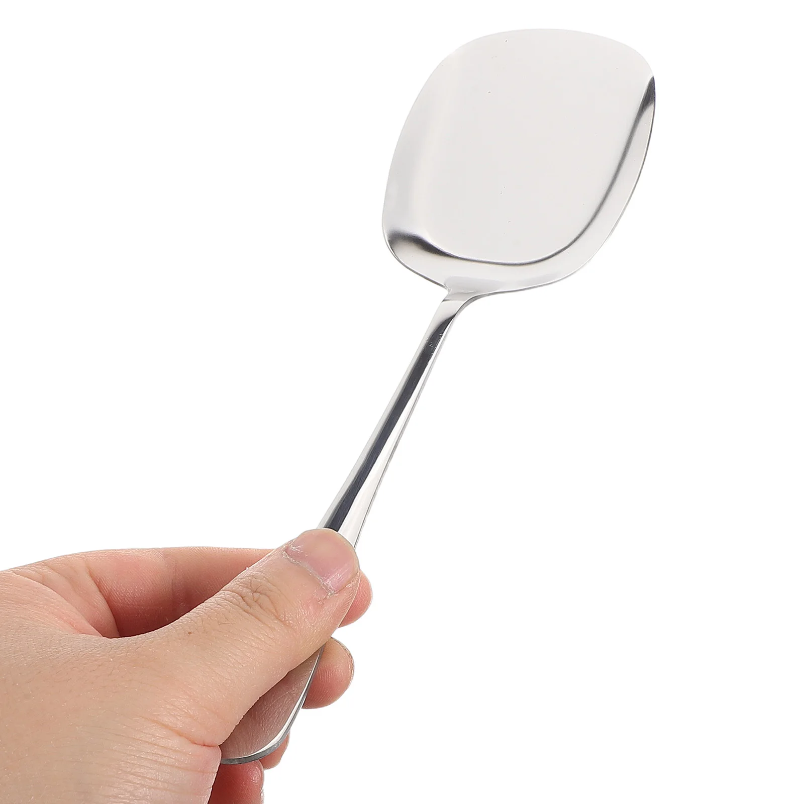 

4Pcs Stainless Steel Serving Spoons Heavy Duty Long Handle Large Capacity Perforated Spoon for Restaurant Buffet Kitchen