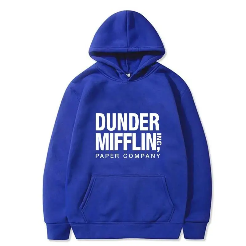 2024 Business Fashion The Office Dunder Mufflin INC Hoodie Dwight Schrute Sweatshirt Men Women Hoodies Casual Pullover Hooded