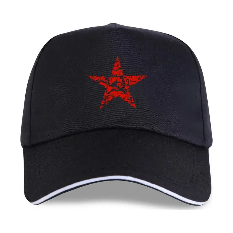 New Russian USSR Soviet Union Communist Symbols Star Hammer & Sickle Black Baseball cap