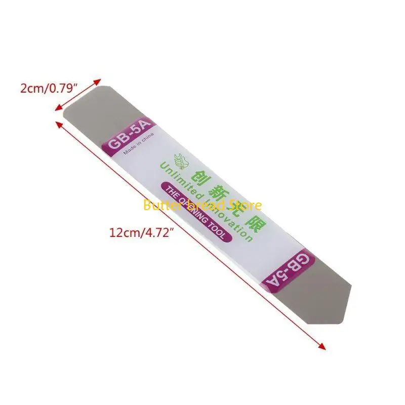 W89C Ultra-dunne Springy Professional Roestvrij staal Spudger Pry Blade Opening Tool