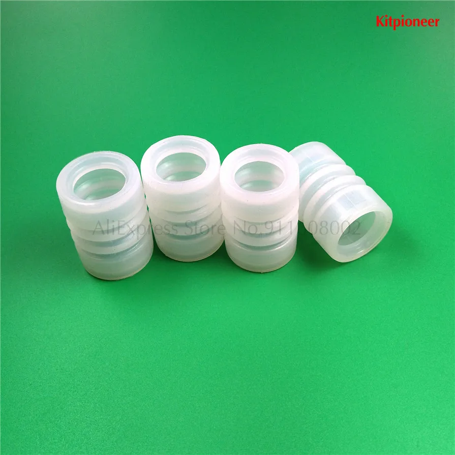 4 Pieces Seal Tubes Silicone Corrugated Sleeve Rings Of Stirre Rods Spare Parts Soft Serve Ice Cream Machines Accessories