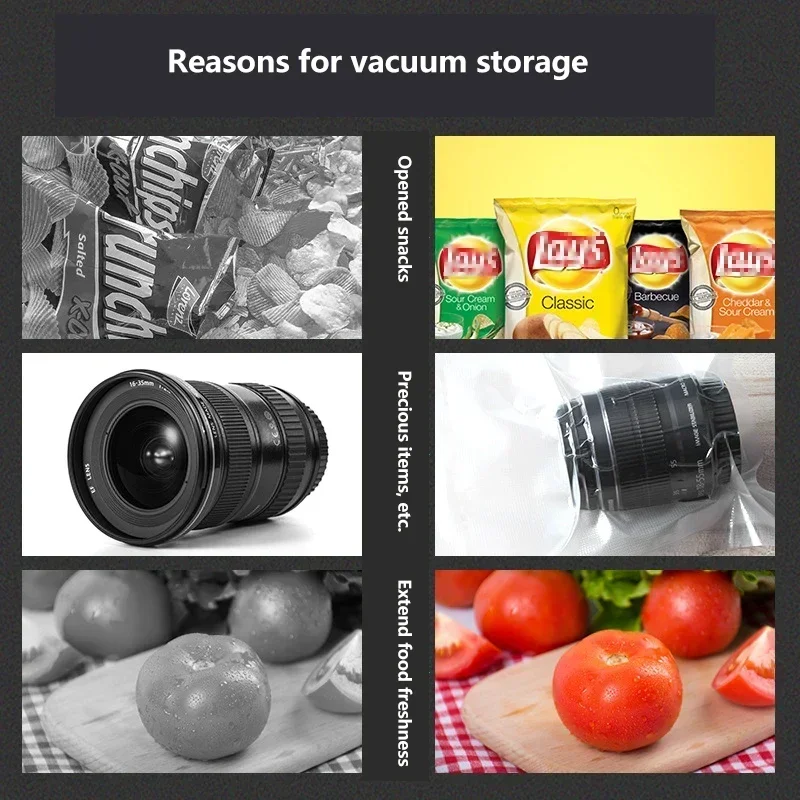 سطح المكتب الكهربائية المطبخ ماكينة تغليف المواد الغذائية ماكينة ختم الأكياس المطبخ المنزلية ماكينة تغليف المواد الغذائية تخزين المواد الغذائية بروتيك #5