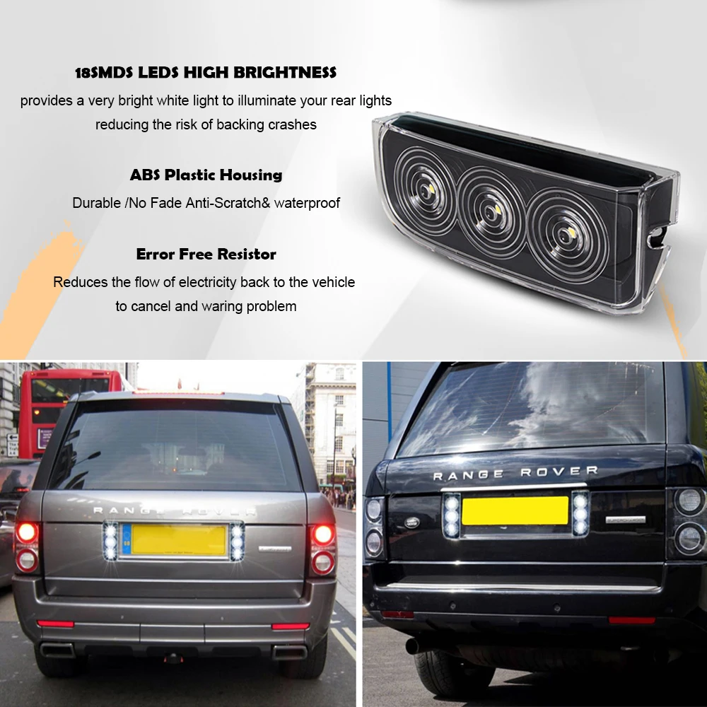 Светодиодные лампы для заднего номерного знака Land Rover Range Rover L322 2003-2012